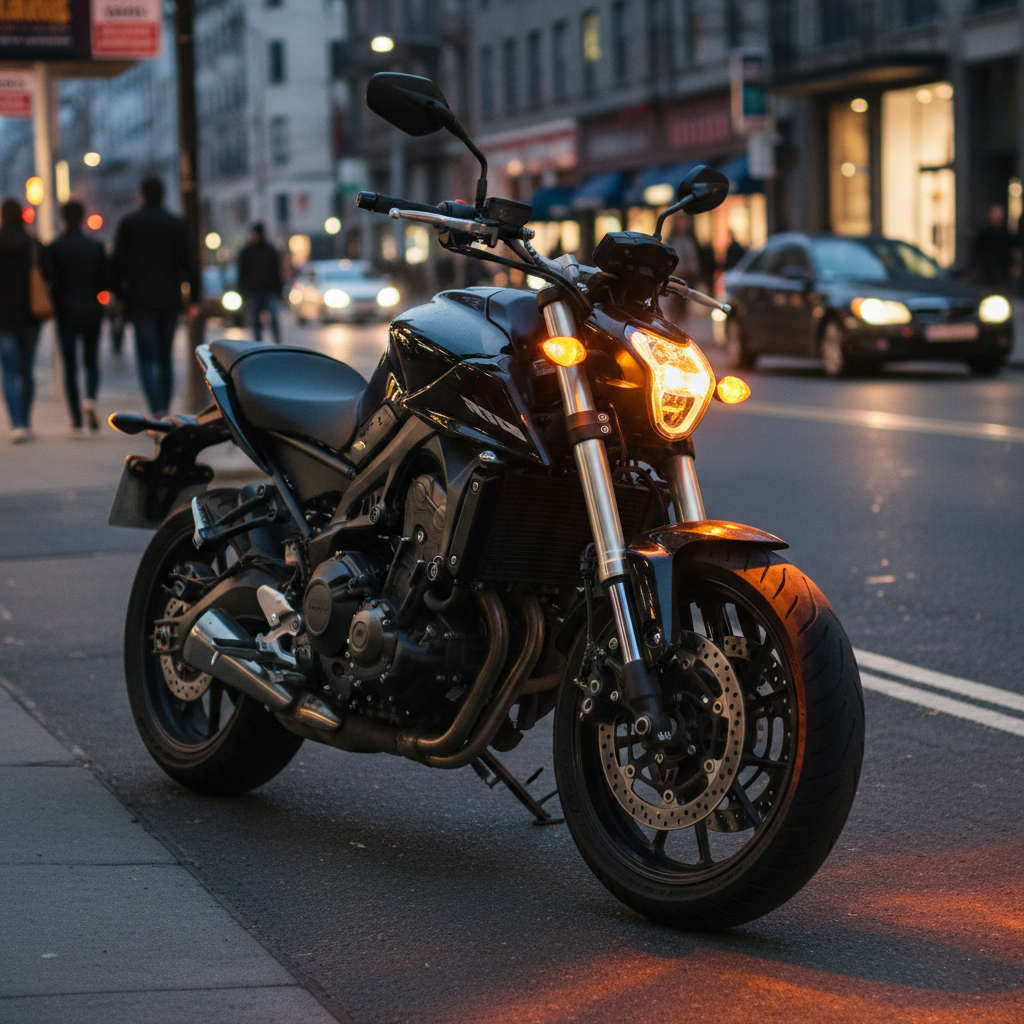 Coppia indicatore di direzione a 12 led forma di freccia punta per moto scooter