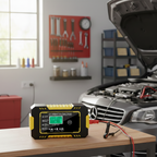 Caricabatteria 12v 6a 5a automatico ripara carica impulsi