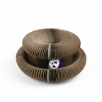 Tiragraffi Interattivo per Gatti -  Pieghevole, Multifunzione con Palla