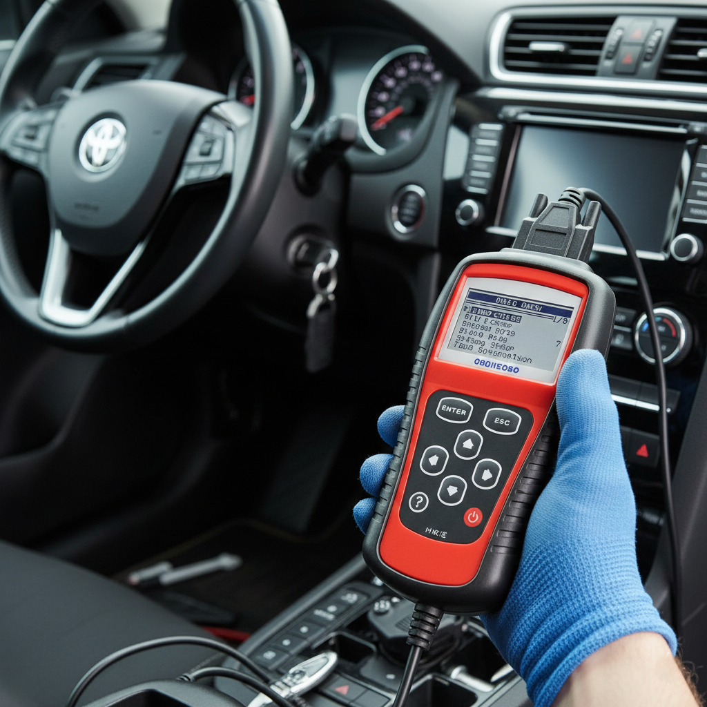 Scanner diagnostica auto centralina errori diagnosi obd ii eobd Q-GZ808 meccanica