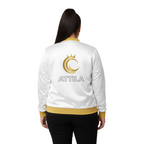Giacca Bomber Attila", usa "Giacca Bomber Unisex Bianca Alta Qualità - Brand Attila - Stile Urban