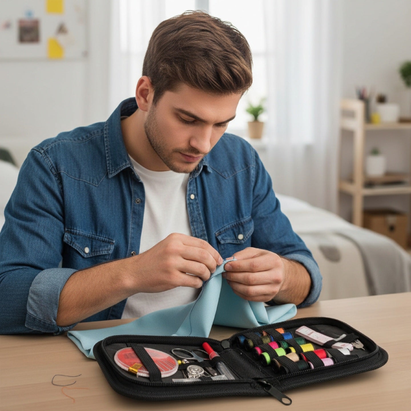 Kit da Cucito da Viaggio Completo – Set Portatile Completo