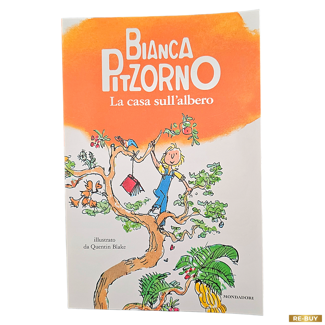 La casa sull'albero di Bianca Pitzorno Libro Mondadori illustratore Quentin Blake (Usato)