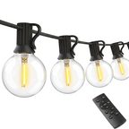 Catena Luminosa LED Esterno 20m IP44 con Telecomando 3000K
