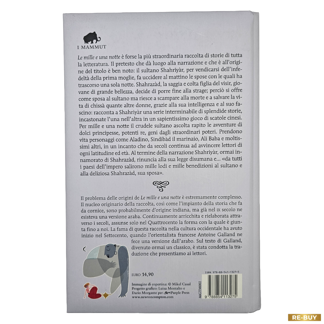 Le mille e una notte Edizione Integrale - I Mammut Newton Compton Libro (Usato)