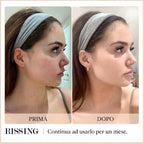 Massaggio Gua Sha Viso in Acciaio Inox Placcato Platino RISSING