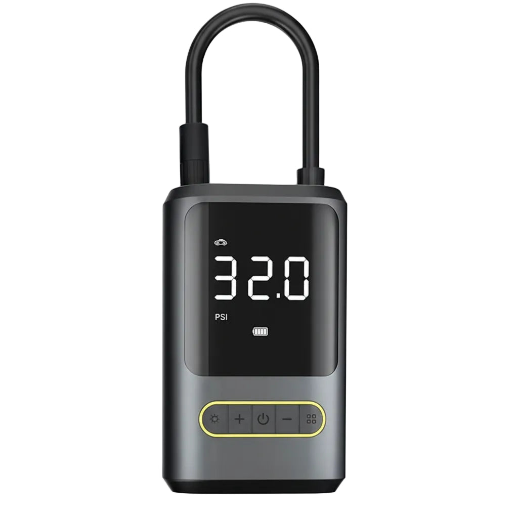Mini Compressore Portatile 150PSI Pompa Elettrica 2000mAh Auto Moto Bici Display LED