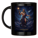 Tazza Colazione Mug Nera Ofiuco Idea Regalo Tredicesimo Segno
