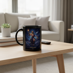 Tazza Colazione Mug Nera Ofiuco Idea Regalo Tredicesimo Segno