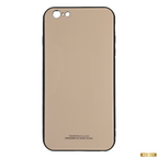 Custodia Cover Posteriore in Vetro Temperato Dorato per iPhone 6 Plus / 6s Plus