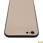Custodia Cover Posteriore in Vetro Temperato Dorato per iPhone 6 Plus / 6s Plus