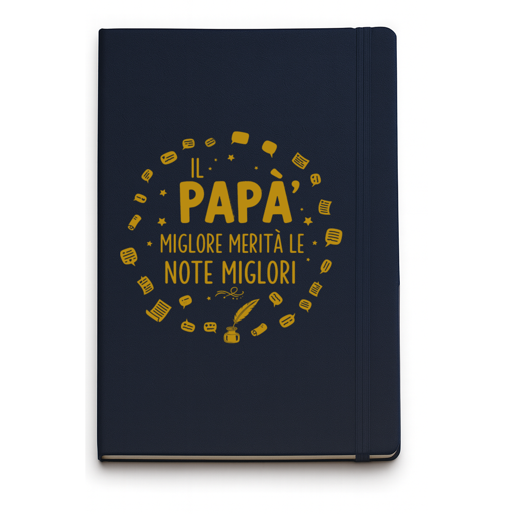 Quaderno Festa del Papà - Block Notes con Elastico