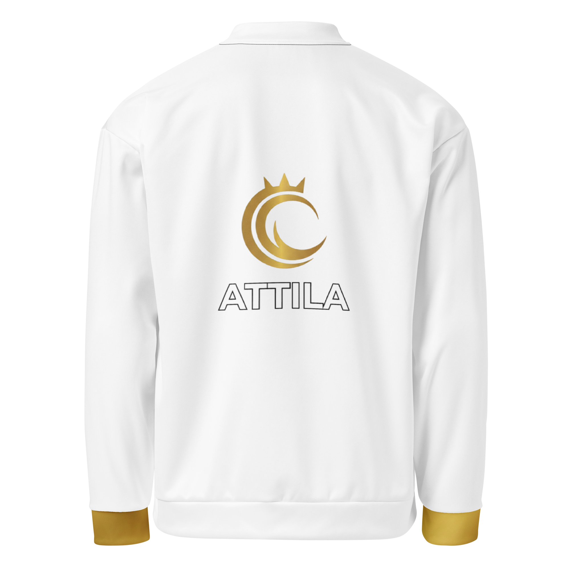 Giacca Bomber Attila Unisex Bianca Alta Qualità