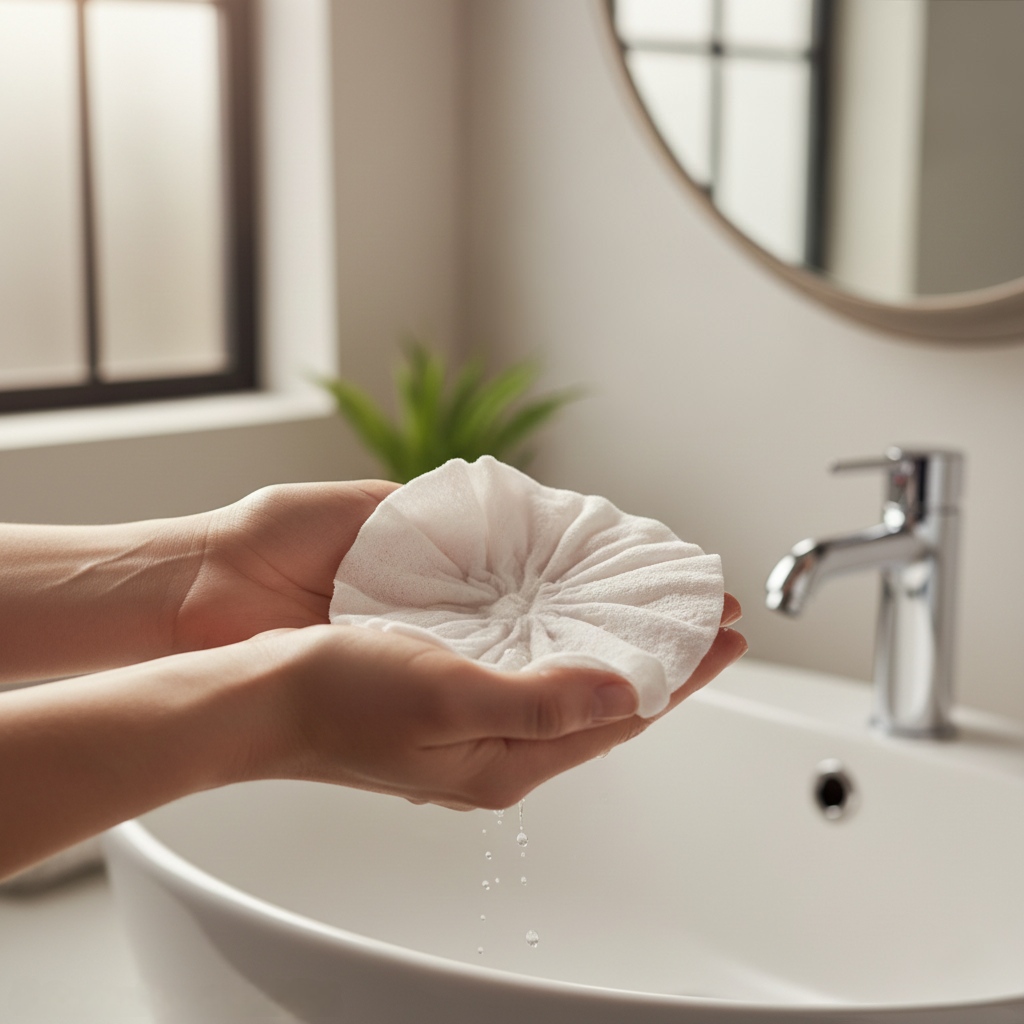 20 Salviette Compresse Monouso – 100% Cotone – Compatte e Resistenti