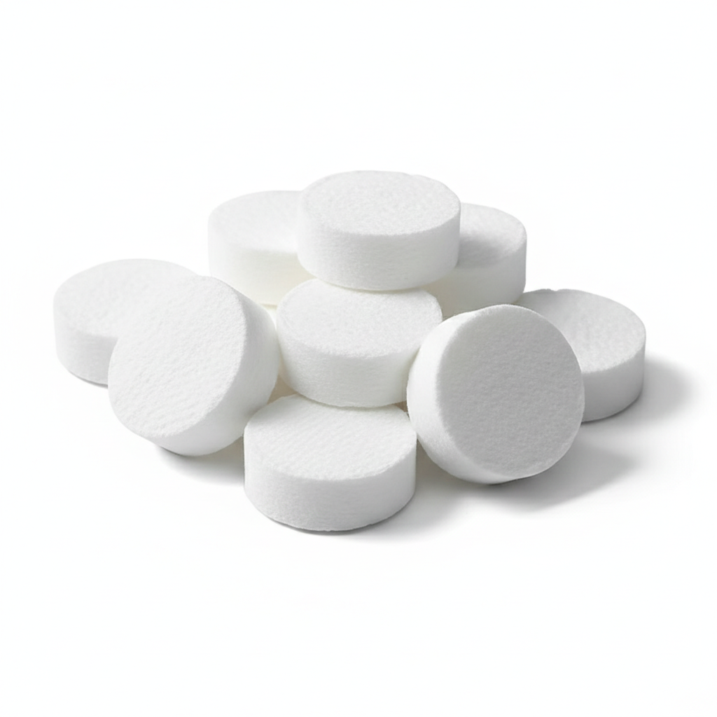 20 Salviette Compresse Monouso – 100% Cotone – Compatte e Resistenti