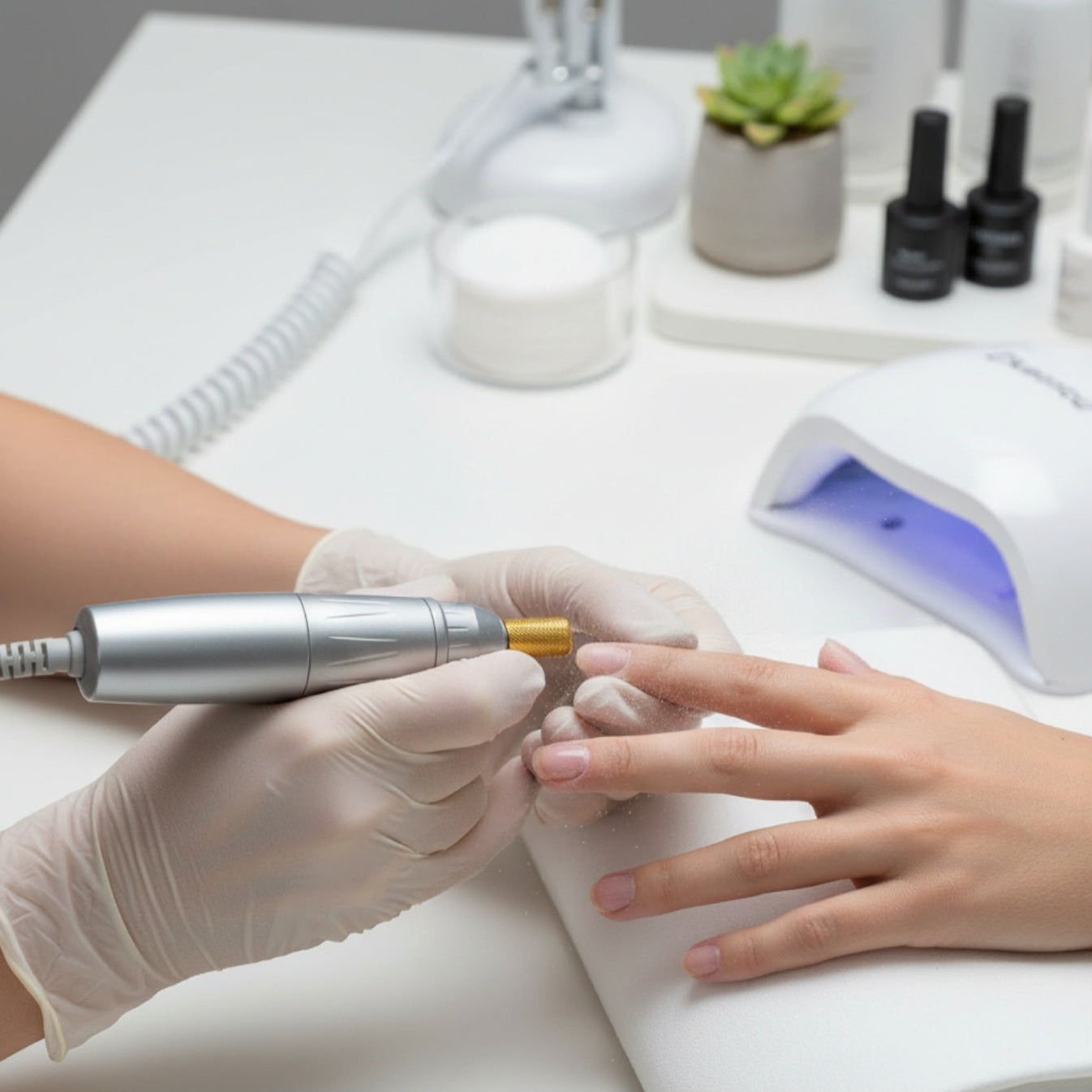 Punta professionale per Fresa per Unghie oro Forma cilindrica  Ideale per Manicure Pedicure Rimozione Gel Semipermanente  Acrilico  Nail Art