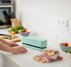 Macchina Sottovuoto Portatile Compatta – Sigillatrice per Alimenti con 10 Sacchetti, Ricarica USB