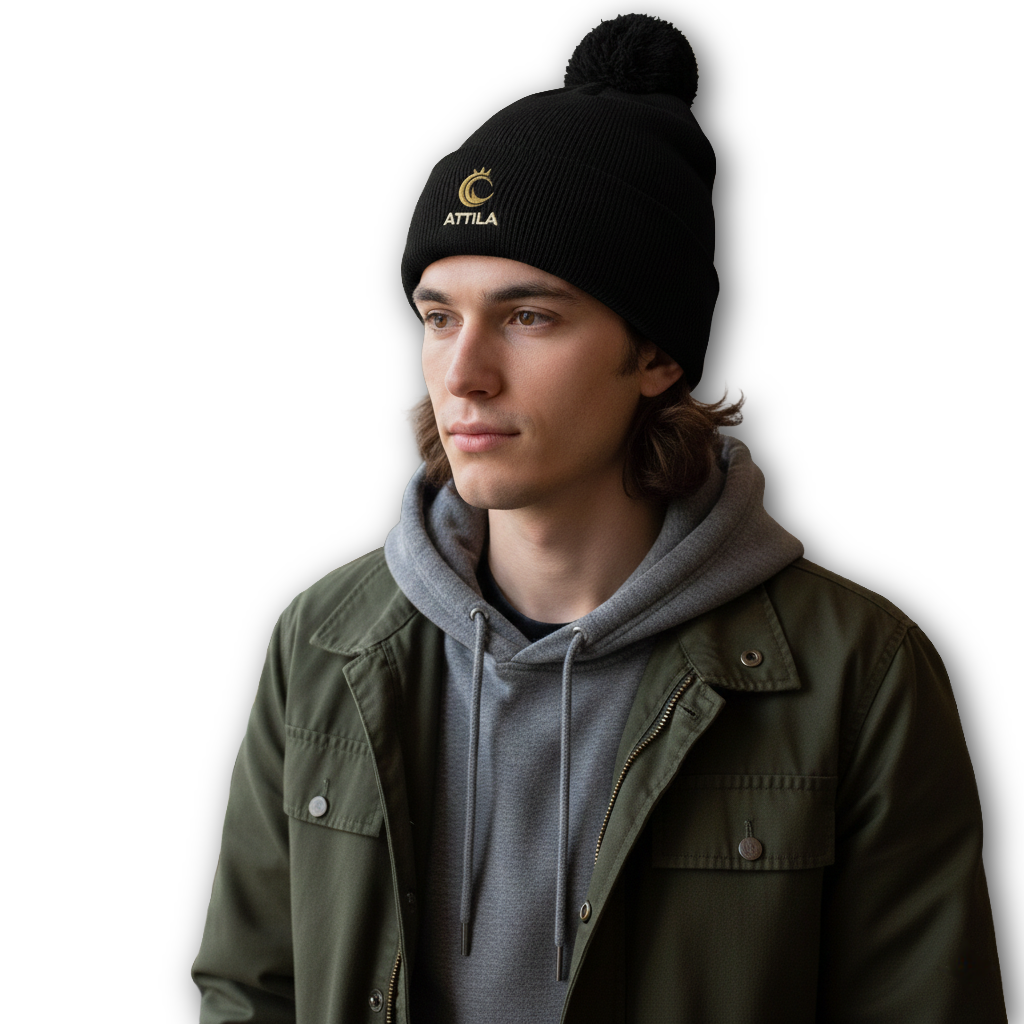 Pom Pom Beanie Attila | L'accessorio Invernale che che fa tendenza