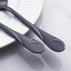 Set Posate Eleganti 30 Pezzi in Acciaio Inox - Nero o Arcobaleno