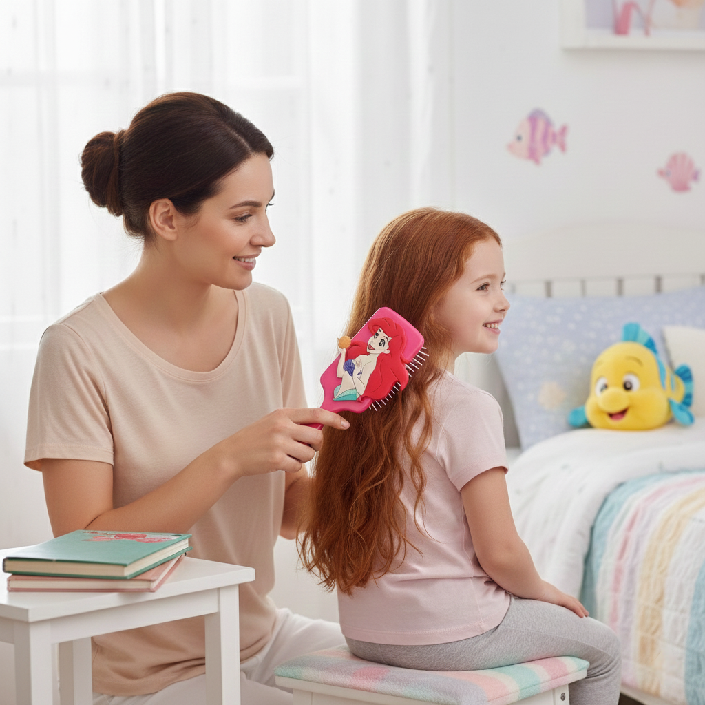 Spazzola per Capelli Disney Princess Ariel – Accessorio Originale La Sirenetta