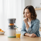 Spremiagrumi Elettrico Portatile USB – Ricaricabile e Automatico