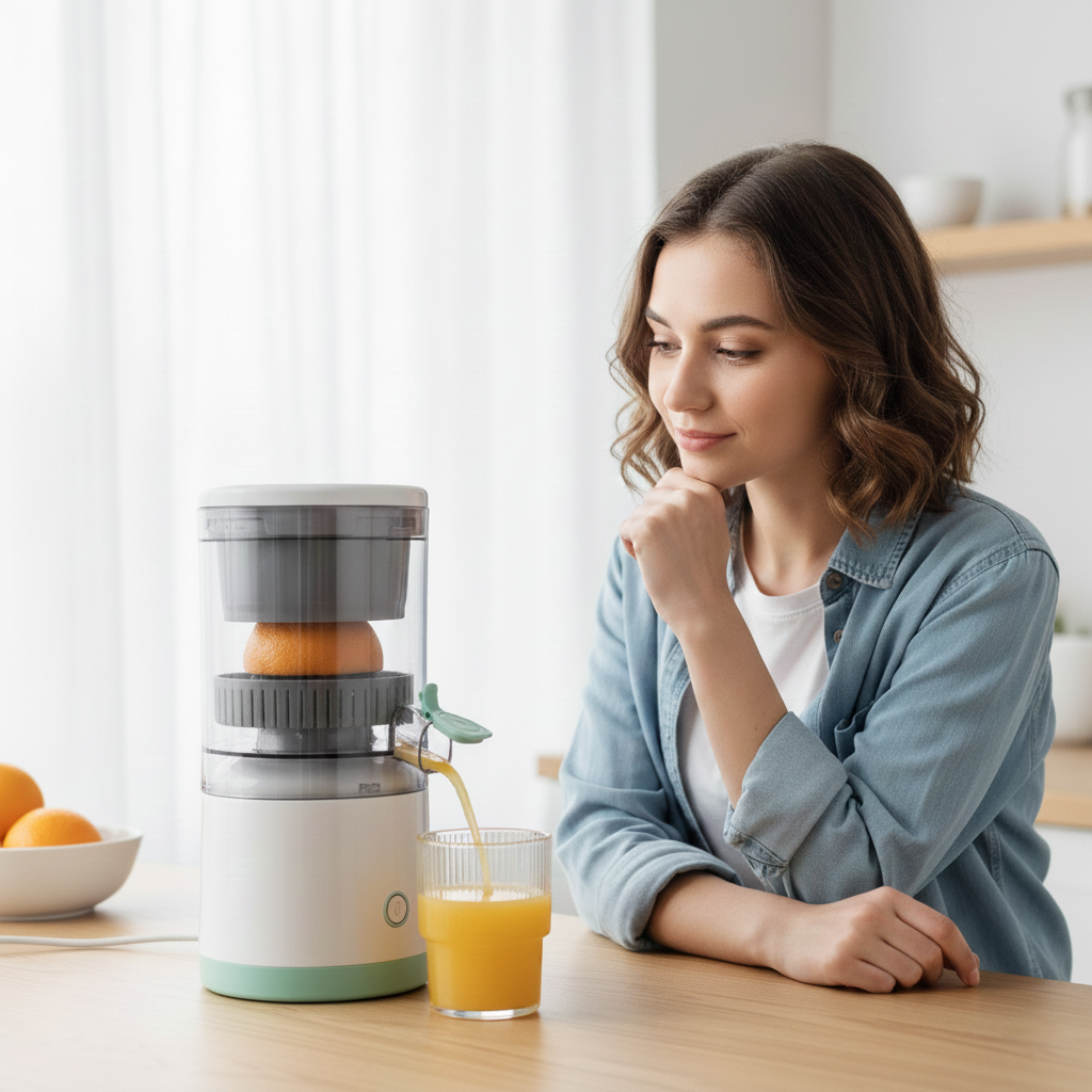 Spremiagrumi Elettrico Portatile USB – Ricaricabile e Automatico