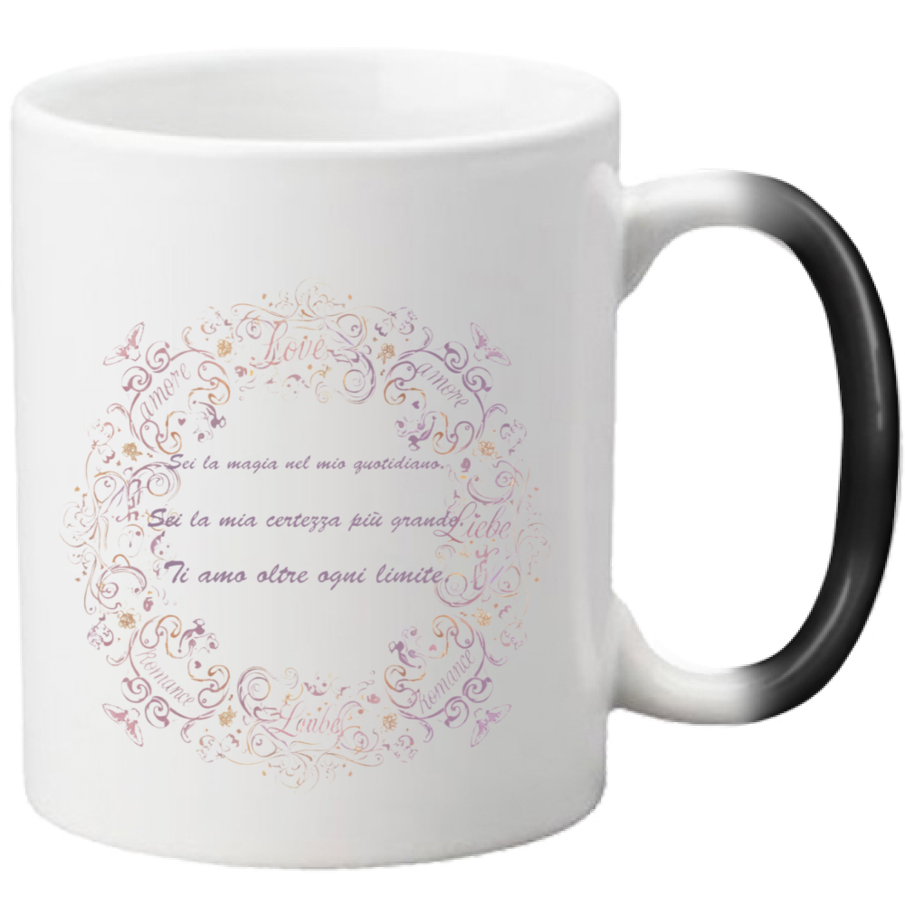 Tazza Mug Magica Termosensibile - Regalo Amore San Valentino o Compleanno