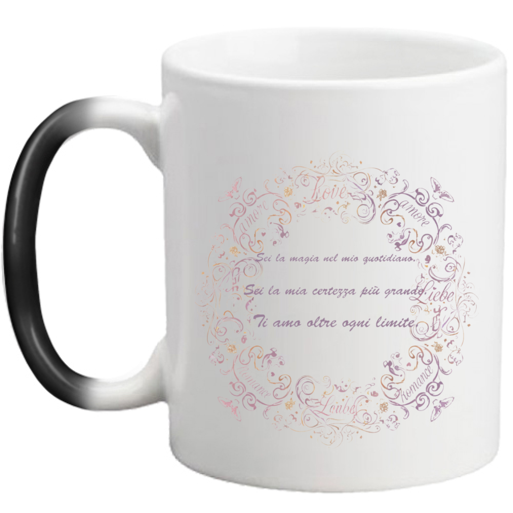 Tazza Mug Magica Termosensibile - Regalo Amore San Valentino o Compleanno