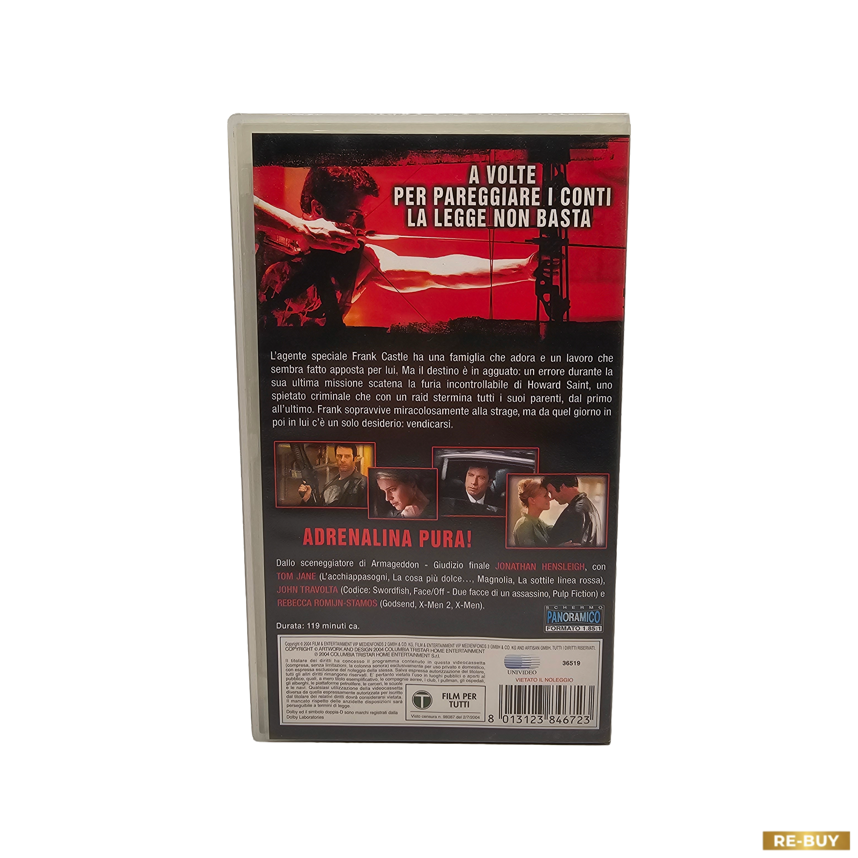 VHS The Punisher (2004) - Edizione Originale Columbia Tristar - Cult Action Marvel