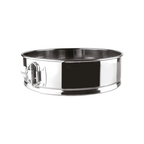 Tortiera Rotonda 23 cm Acciaio Inox Stampo Torta Lavabile in Lavastoviglie