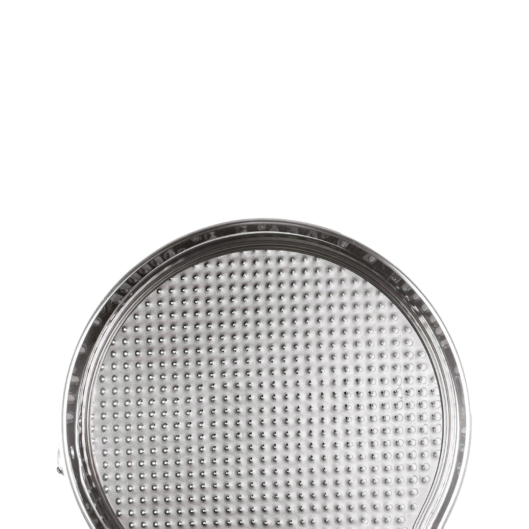 Tortiera Rotonda 23 cm Acciaio Inox Stampo Torta Lavabile in Lavastoviglie