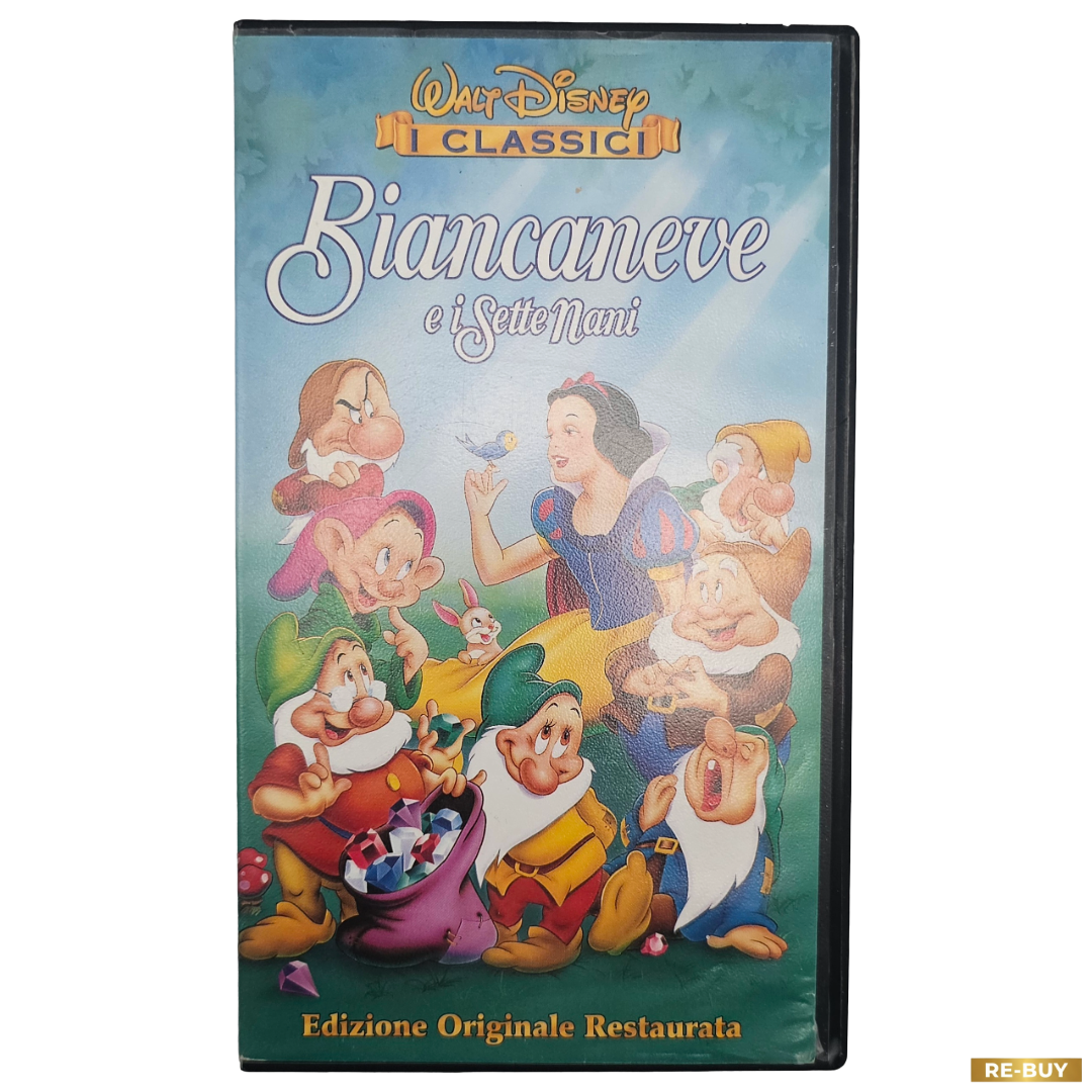 Film Biancaneve e i Sette Nani VHS Walt Disney I Classici - Edizione Restaurata Vintage