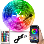 Striscia LED 5 Metri  – Luci Colorate per Camera, Soggiorno, Cucina, Camera da Letto, Bar, Festa