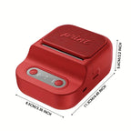 Stampante Termica Wireless 2" per Etichette e Codici a Barre | Bluetooth/USB | Portatile, Alta Qualità 203 DPI, Batteria 1100mAh | Stampa 20-50mm | Per Casa, Ufficio, Piccole Imprese e Fai-da-Te