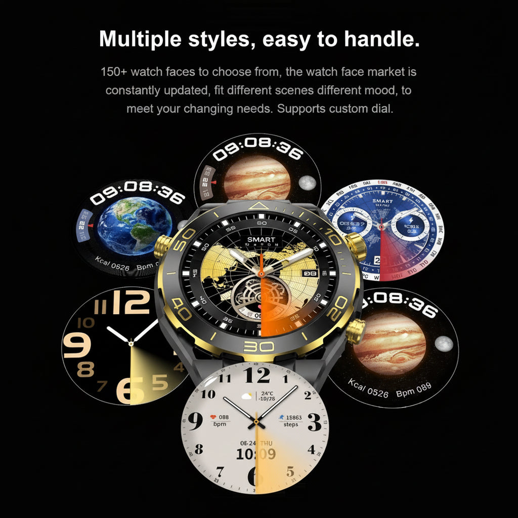 Watch ultimate design z91 pro max orologio intelligente con schermo a colori da 1,52 pollici