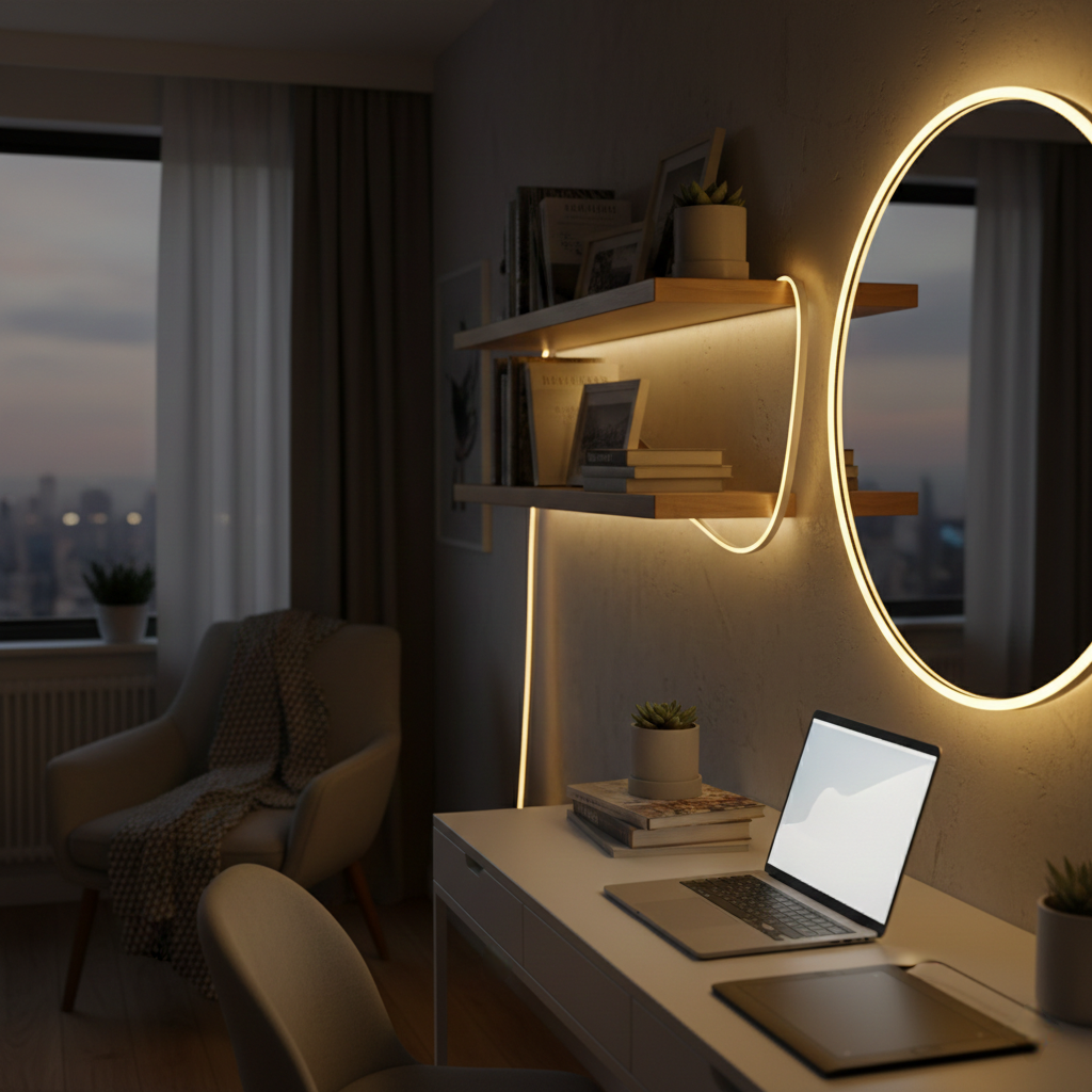 Striscia Banda LED Neon 5m– Soluzione perfetta per un’illuminazione moderna ed elegante