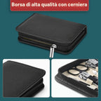 Set Manicure e Pedicure Professionale 18 Pezzi con Custodia