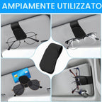 Porta Occhiali in Pelle con Clip Magnetica - Confezione da 2 Pz