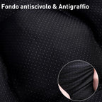 Cuscino Morbido e Traspirante per Cani 90x60 cm con Fondo Antiscivolo - Grigio Scuro