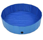 Piscina Portatile Blu per Cani Robusta Facile da Svuotare e Pulire 120 X 30