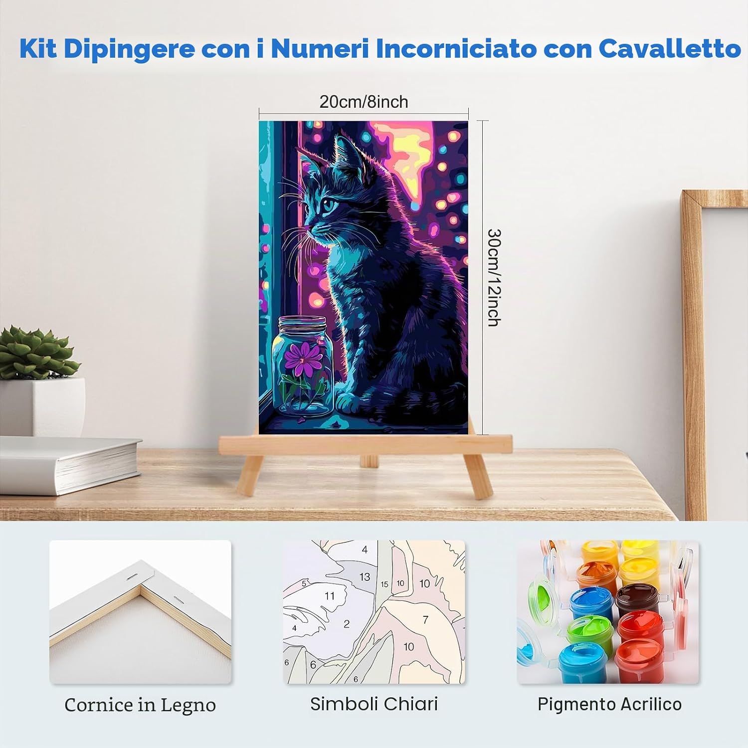 Kit di Pittura - Perfetto per Rilassarsi e Arredare Casa