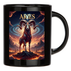 Tazza Mug Personalizzata Ariete Nera - Idea Regalo Ceramica Colazione