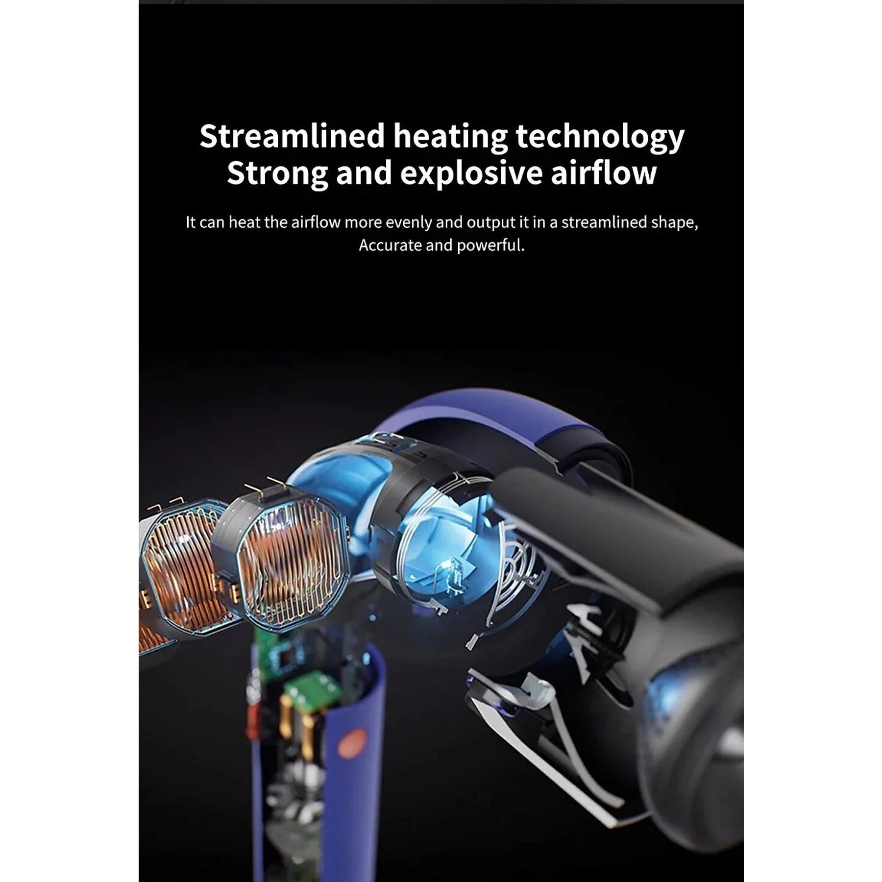 Asciugacapelli Professionale Senza Pale – Tecnologia Vortex Air