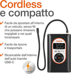 Compressore OSRAM Digitale Portatile 8,3 BAR - Ricaricabile e Potente