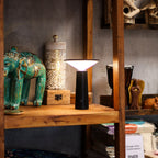Lampada Touch Mushroom Nera - Design Moderno e Funzionalità LED