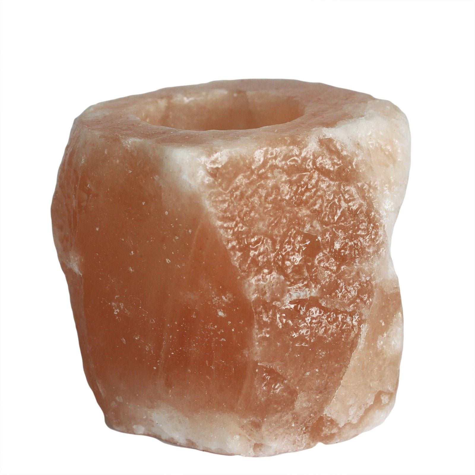 Portacandela in Sale Rosa dell'Himalaya Naturale