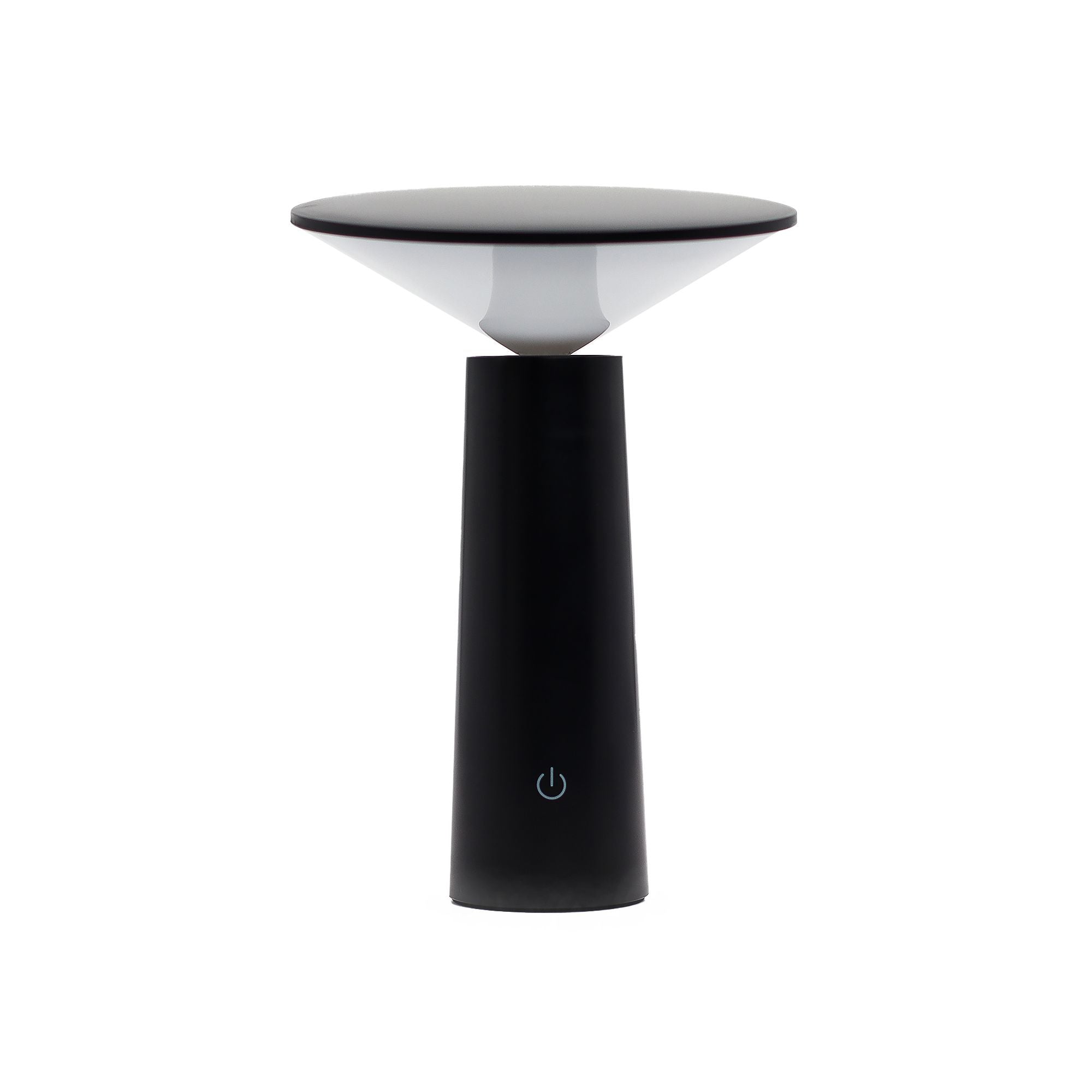 Lampada Touch Mushroom Nera - Design Moderno e Funzionalità LED