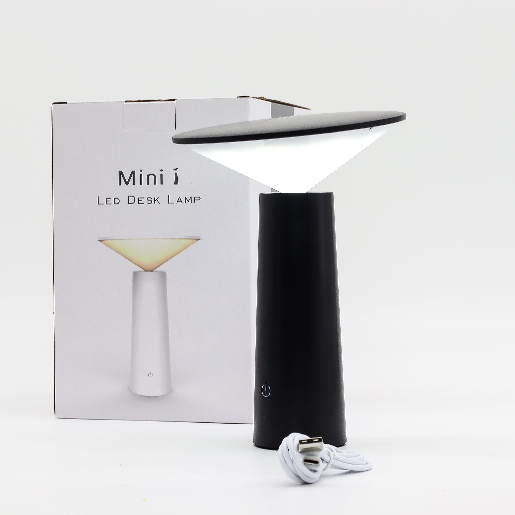 Lampada Touch Mushroom Nera - Design Moderno e Funzionalità LED