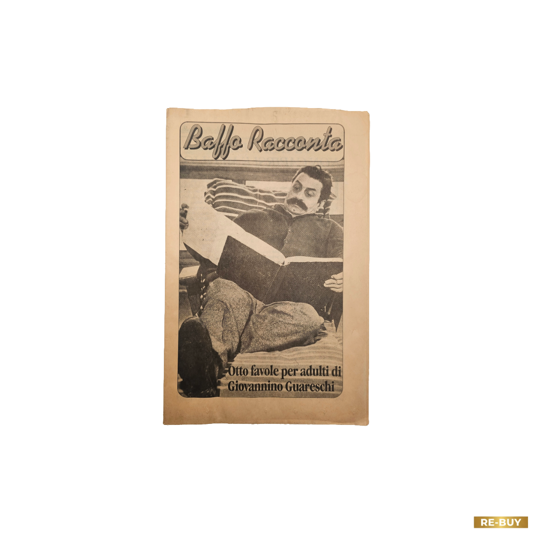 Fascicolo Storico Antico Baffo Racconta: Otto Favole Per Adulti Giovannino Guareschi Collana Rizzoli Vintage