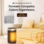 Termoventilatore Ceramico da 1500W Silenzioso 34dB con Termostato